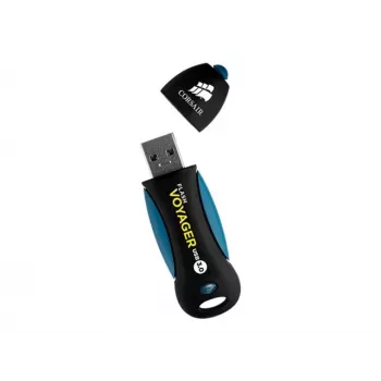 CORSAIR Flash Voyager 256GB USB-A 3.2 Gen 1 pen drive (preto/azul)