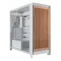 Corsair FRAME 5000D WOOD RS Caixa de PC Mid-Tower, branco/nogueira, vidro temperado, ATX, E-ATX, Micro-ATX, Mini-ITX, aço/plástico, Gaming