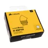 Corsair Hydro X Series adaptador rotativo de 45° - acessório para sistema de refrigeração líquida - branco (pack de 2)