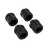CORSAIR Hydro X Series XF compressão, reta G1/4 inch rosca macho para 13/10mm tubo flexível, preto – pack de 4