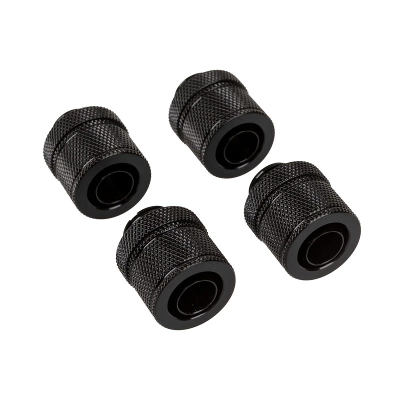 CORSAIR Hydro X Series XF compressão, reta G1/4 inch rosca macho para 13/10mm tubo flexível, preto – pack de 4