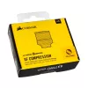 Corsair Hydro X Series XF Compression G1/4 13/10 fittings pack de quatro - dourado