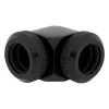 Corsair Hydro X Series XF adaptador Hardline 90 graus 12mm AD para 12mm AD Hardtube, pack de 2, preto