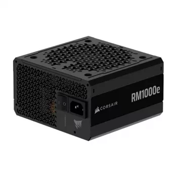 Fonte de alimentação totalmente modular CORSAIR RMe Series 3.ª geração RM1000e ThermalProtect 1000 Watt ATX 3.1 PCIe 5.1 certificada Cybenetics Platinum