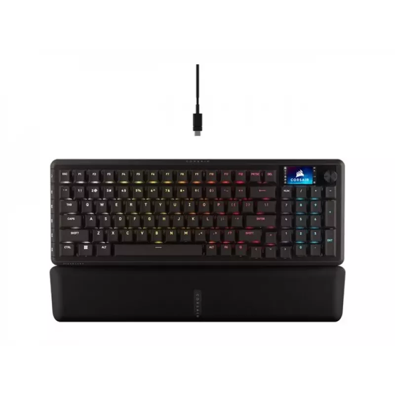 Teclado mecânico para gaming CORSAIR VANGUARD 96 com switches CORSAIR MLX Plasma