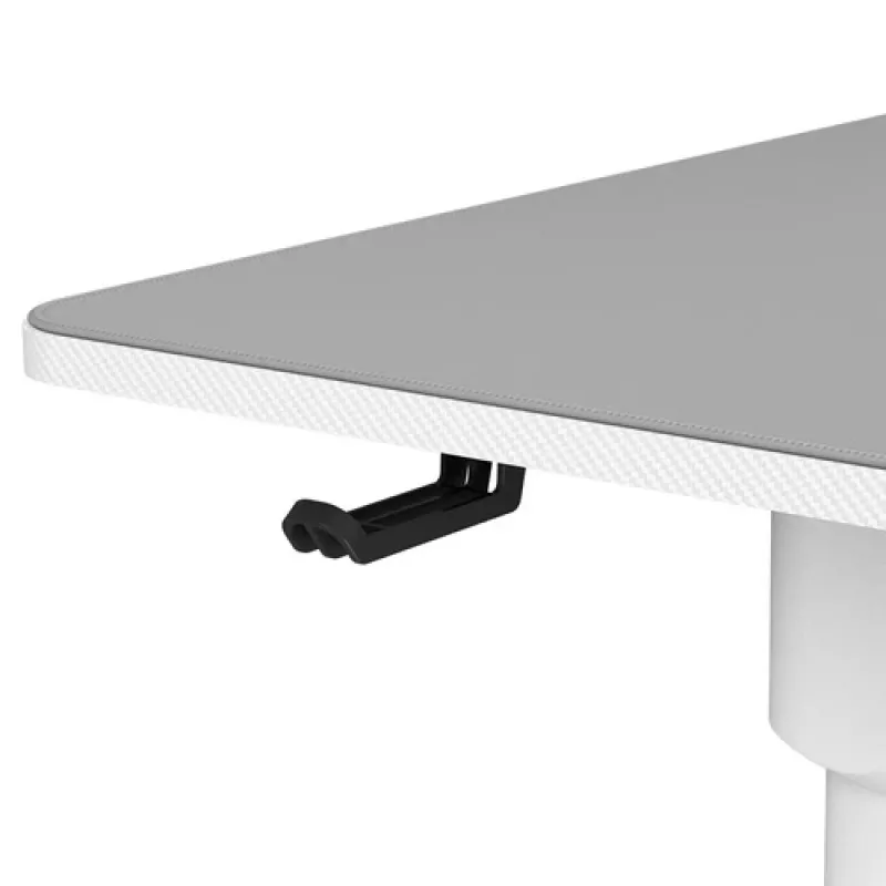 Secretária de gaming com regulação elétrica de altura COUGAR E-Grav 180, branco