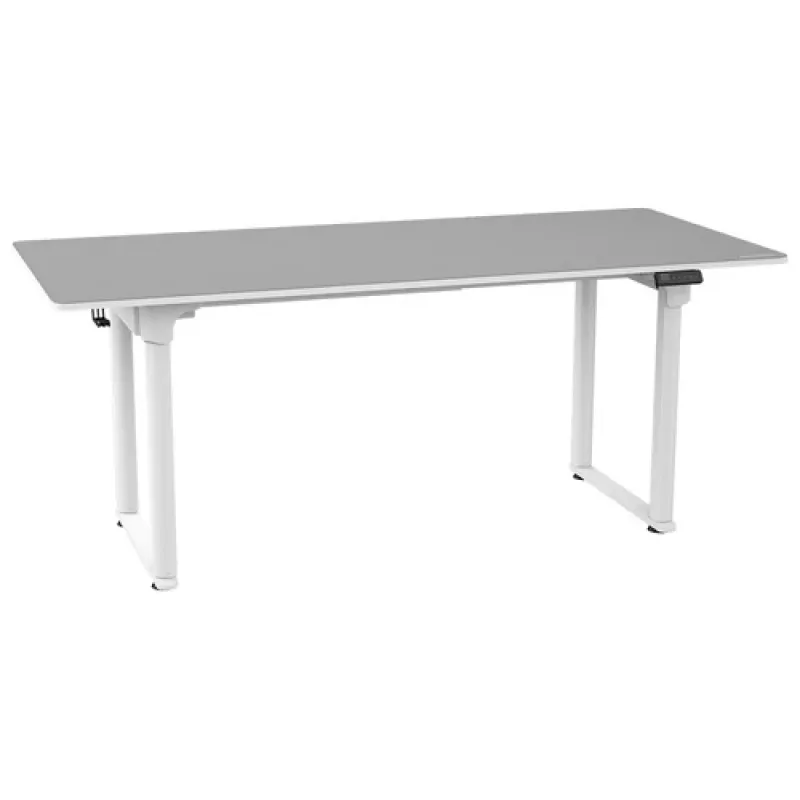 Secretária de gaming com regulação elétrica de altura COUGAR E-Grav 180, branco