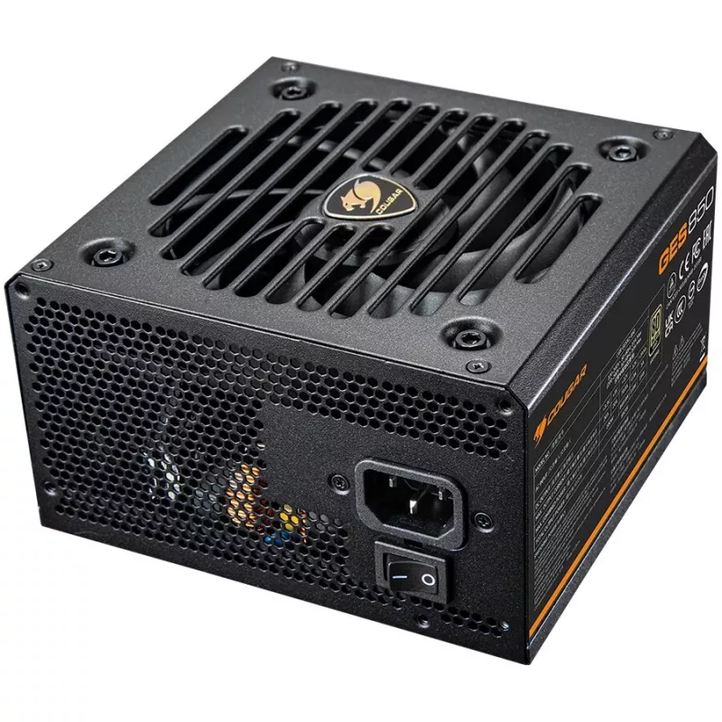 Fonte de alimentação ATX Cougar GES 850 850W 80 Plus Gold com cabos fixos
