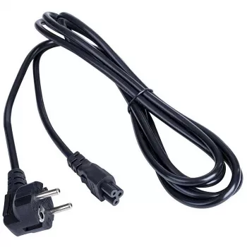 Cabo de alimentação CP NB-10A Euro 3 pinos C5 IEC 3m Hybrid Standard C/E/F CEE 7/7 preto