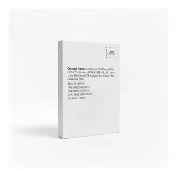 Cradlepoint L950 Series L950-C7B Router - WWAN 1GbE - 3G, 4G - com plano NetCloud Branch LTE Adapter Essentials de 3 anos