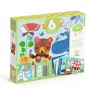 Kit de colagem Creative Mouse and Friends da Djeco