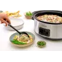 Panela de cozedura lenta Crock-Pot CSC112X 6,5 litros (prateada)