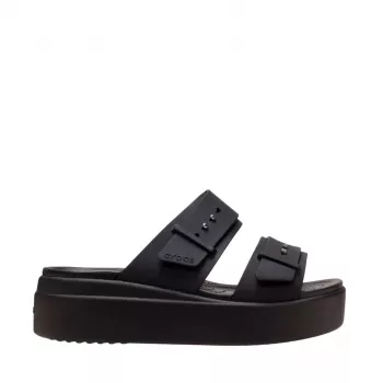 Crocs Brooklyn Low Sandálias de cunha de mulher preto EU 38-39