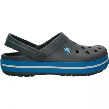 Tamancos Crocs Crocband unissexo cinzento, azul, branco