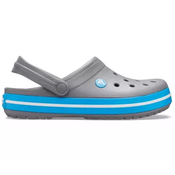 Tamancos Crocs Crocband unissexo cinzento, azul, branco