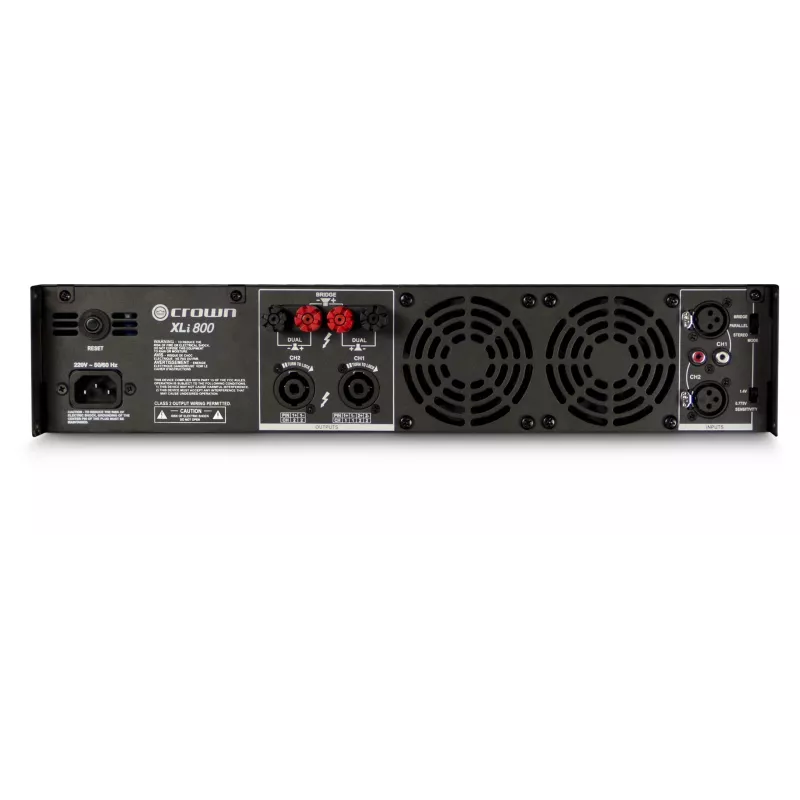 Crown XLi 800 - Amplificador final de dois canais