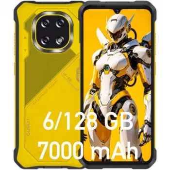 Smartphone CUBOT KingKong ES5 6+128GB 4G, amarelo