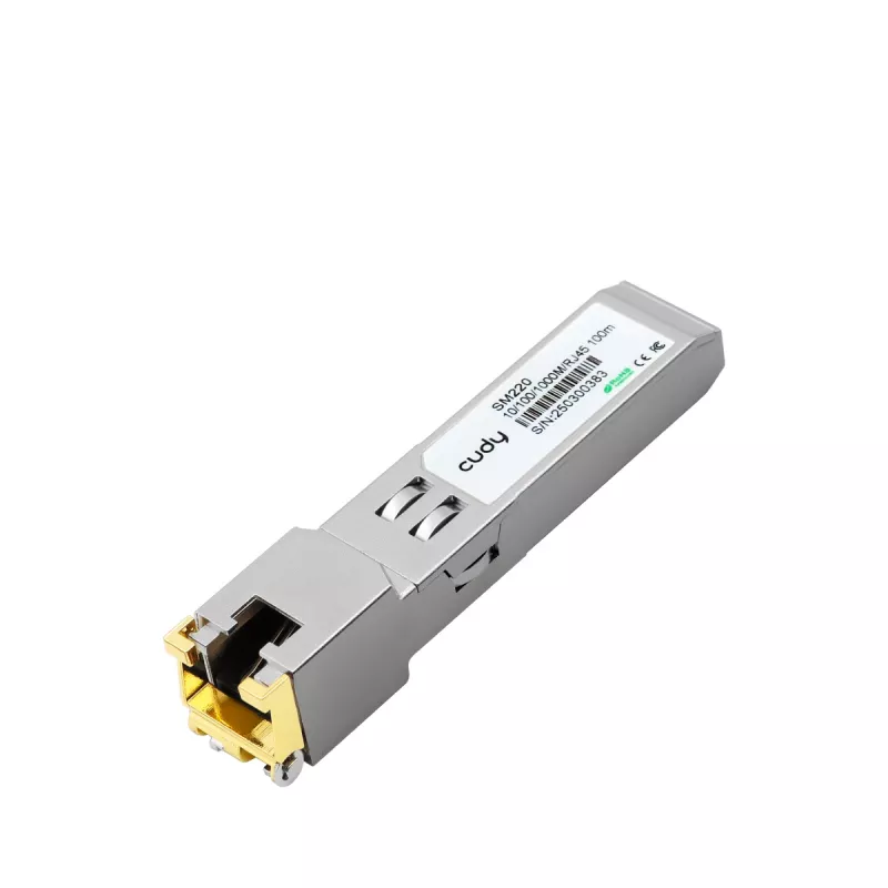 Módulo Ethernet Cudy SM220 SFP-T 10/100/1000Mbps RJ45
