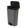 CURVER Decobin Duo Balde de pedal 23+23L Cinzento escuro/Preto