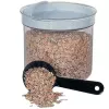CURVER recipiente redondo com colher 1L branco