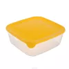 CURVER Fresh & Go caixa de conservação quadrada 0,8L amarela