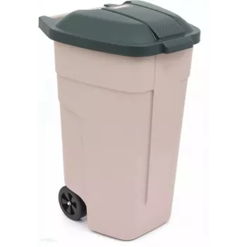 Curver Infinity Rattan Style 110 L cesto de roupa retangular em bege