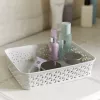 CURVER My Style cesto de arrumação A5 em creme – entrelaçado efeito rattan, empilhável e encaixável