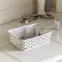 CURVER My Style cesto de arrumação A6 em creme, efeito rattan, empilhável