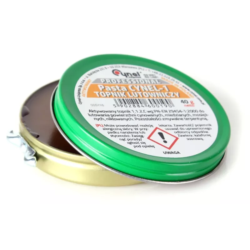 CYNEL UNIPRESS CYNEL-1 40g pasta de fluxo para soldadura mole