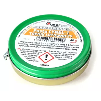 CYNEL UNIPRESS CYNEL-1 40g pasta de fluxo para soldadura mole