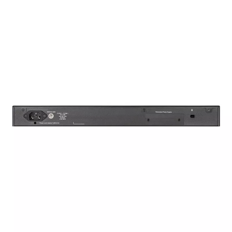 D-Link DGS-1520-52MP Switch gerido Gigabit PoE+ de 52 portas com 4 uplinks SFP+ 10G, montagem em rack