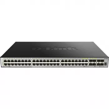 D-Link DGS-3630-52TC Switch L3 Managed Stackable - 48x Gigabit + 4x 10G SFP+, para rack