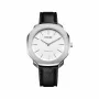 Relógio de homem D1 Milano SSLL03 36mm quartzo aço inoxidável mostrador preto