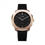 Relógio de pulso D1 Milano SSPL02 unissexo 36 mm aço inoxidável mostrador preto