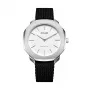 Relógio unissexo D1 Milano SSPL03 36mm aço inoxidável mostrador preto