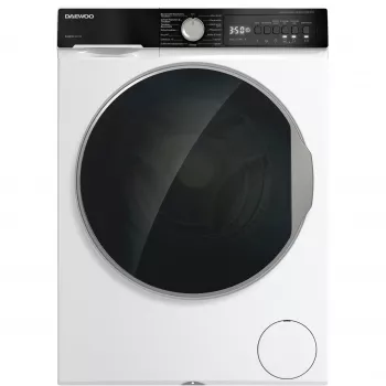 Máquina de lavar roupa de carregamento frontal DAEWOO WD-FC85514W1A-DE, 8 kg, 1400 rpm, branco/preto