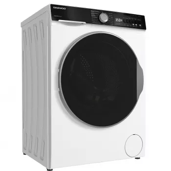 Máquina de lavar roupa de carregamento frontal DAEWOO WD-FC85514W1A-DE, 8 kg, 1400 rpm, branco/preto