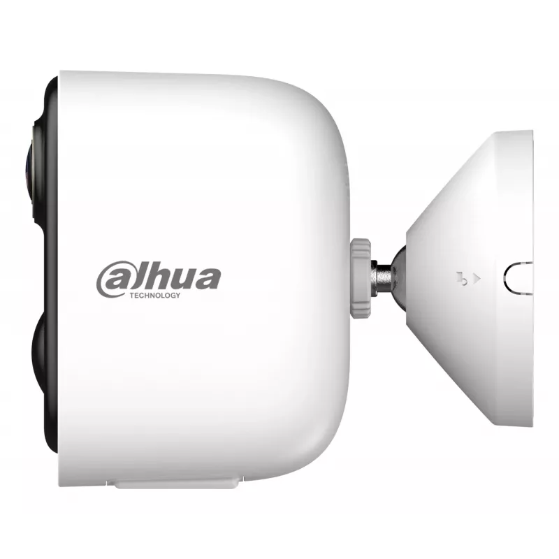 DAHUA BF5H câmara bullet Wi-Fi de 5 MP com bateria e painel solar, Wi-Fi 6 dual band, visão noturna IR, IP66, deteção PIR, áudio bidirecional, dissuasão com luz e som, microSD até 512 GB
