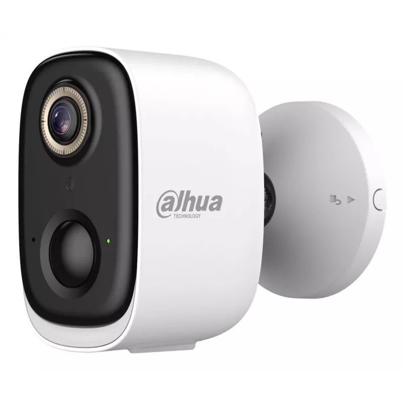 DAHUA BF5H câmara bullet Wi-Fi de 5 MP com bateria e painel solar, Wi-Fi 6 dual band, visão noturna IR, IP66, deteção PIR, áudio bidirecional, dissuasão com luz e som, microSD até 512 GB