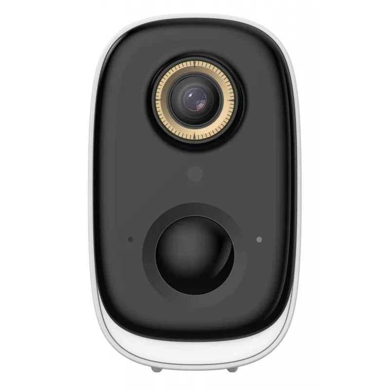 DAHUA BF5H câmara bullet Wi-Fi de 5 MP com bateria e painel solar, Wi-Fi 6 dual band, visão noturna IR, IP66, deteção PIR, áudio bidirecional, dissuasão com luz e som, microSD até 512 GB