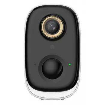 Câmara de vigilância bullet sem fios DAHUA BF5H 5MP com bateria, Wi-Fi, visão noturna, IP65, áudio bidirecional, deteção PIR, holofote e sirene integrados, slot Micro-SD