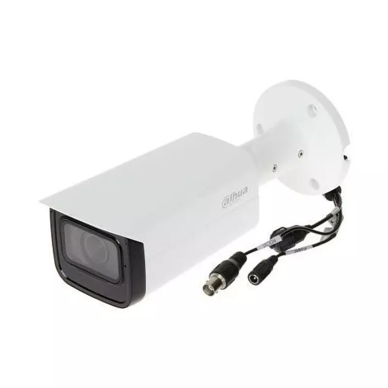 Câmara bullet HDCVI 5MP Dahua varifocal motorizada com IR de 80m e microfone integrado – HAC-HFW2501TU-Z-A-27135-S2