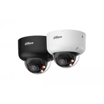 DAHUA IPC-HDBW5659R1-ASE-PV-0280B-PRO-BLACK 6MP câmara de rede dome com objetiva 2,8mm, WizMind AI, preto