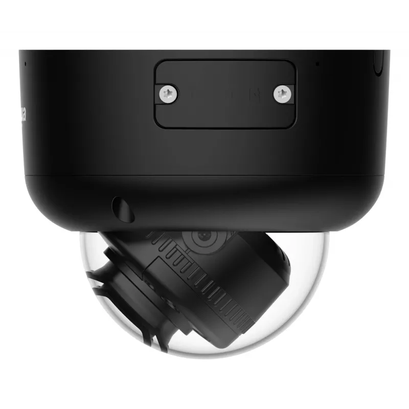 DAHUA IPC-HDBW5659R1-ASE-PV-0280B-PRO-BLACK 6MP câmara de rede dome com objetiva 2,8mm, WizMind AI, preto
