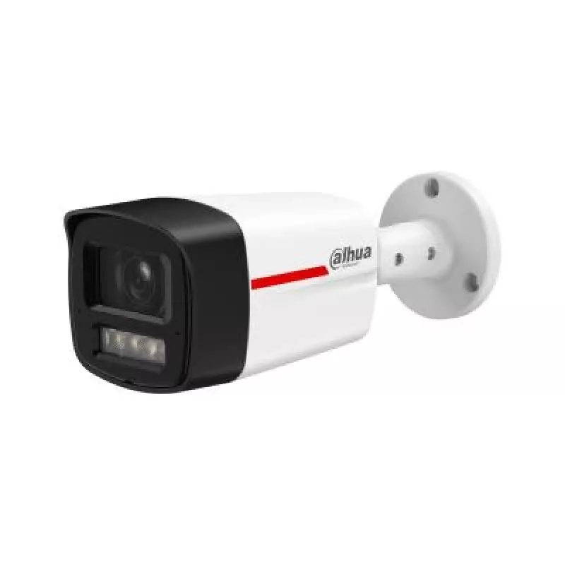 DAHUA IPC-HFW2449TL-S-LED-0280B-PROX WizSense WizColor X Câmara IP bullet 4MP com objetiva de 2.8mm, visão noturna a cores, microfone incorporado, PoE, IP67