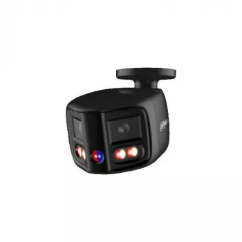 DAHUA IPC-PFW31259S-A180-E2-AS-PV-0280B-BLACK câmara IP panorâmica 5MP com dupla objetiva e dissuasão ativa, preto