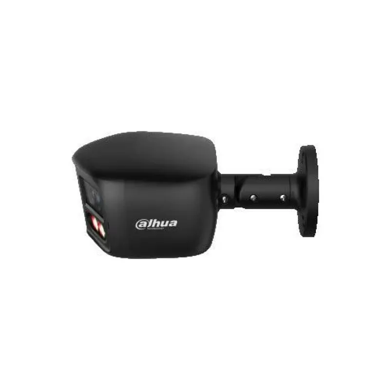 DAHUA IPC-PFW31259S-A180-E2-AS-PV-0280B-BLACK câmara IP panorâmica 5MP com dupla objetiva e dissuasão ativa, preto