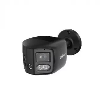 DAHUA IPC-PFW31259S-A180-E2-AS-PV-0280B-BLACK câmara IP panorâmica 5MP com dupla objetiva e dissuasão ativa, preto