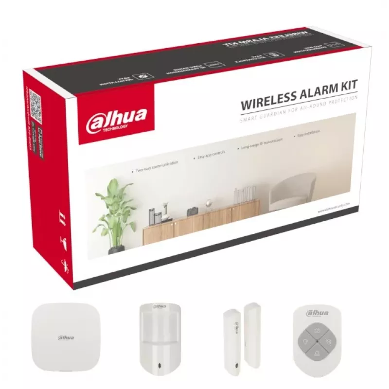 Central de alarme sem fios Dahua Technology ART-ARC3000H-03-FW2(868) Wi-Fi branca
