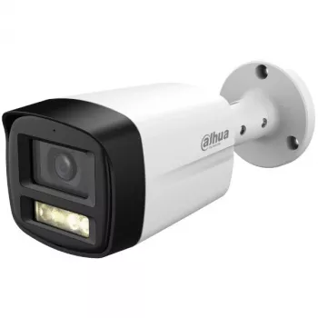 Câmara bullet HDCVI de foco fixo Dahua Technology Lite 4K Smart Dual Light